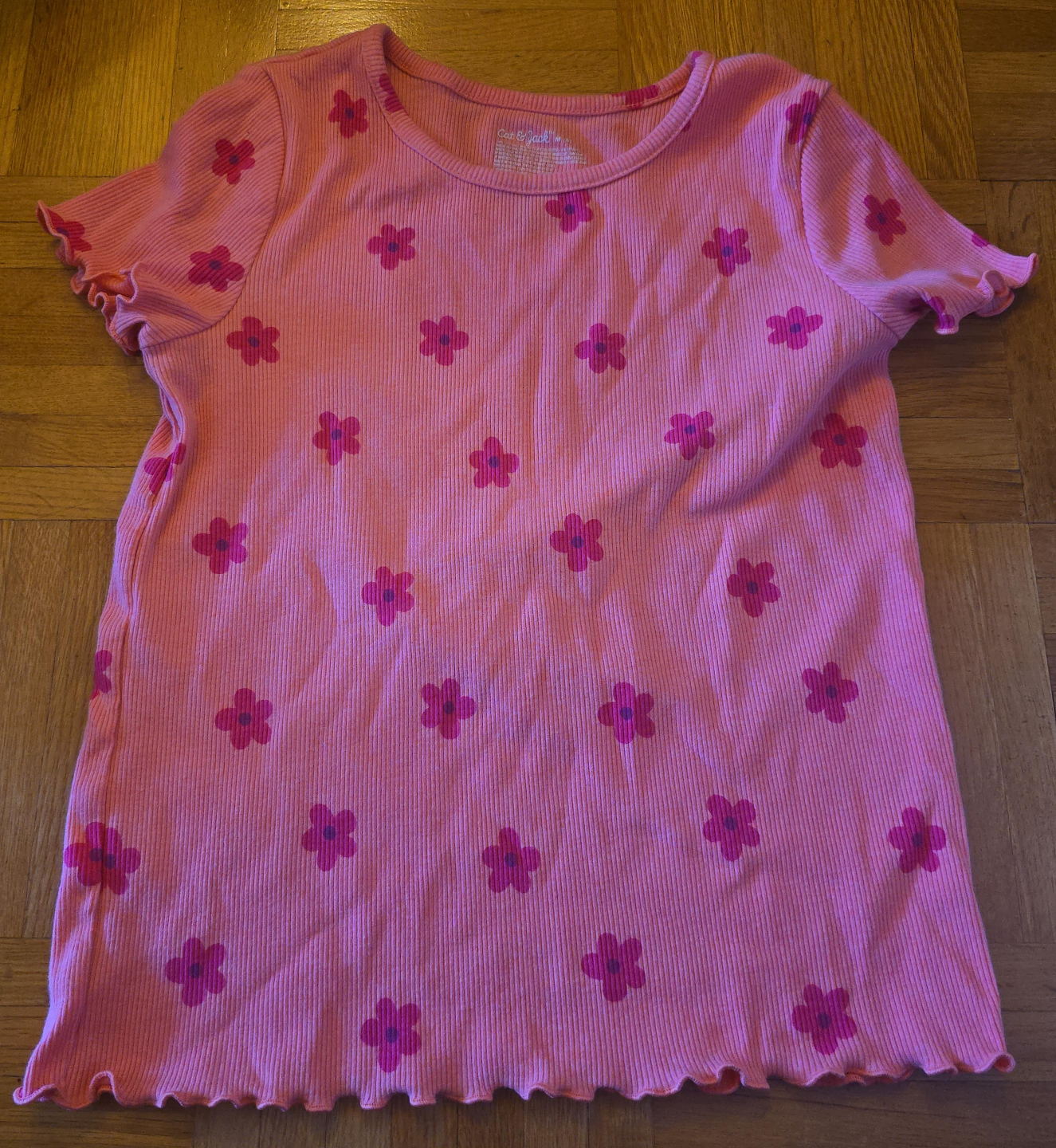 Cat & Jack Pink Floral T-Shirt thumbnail