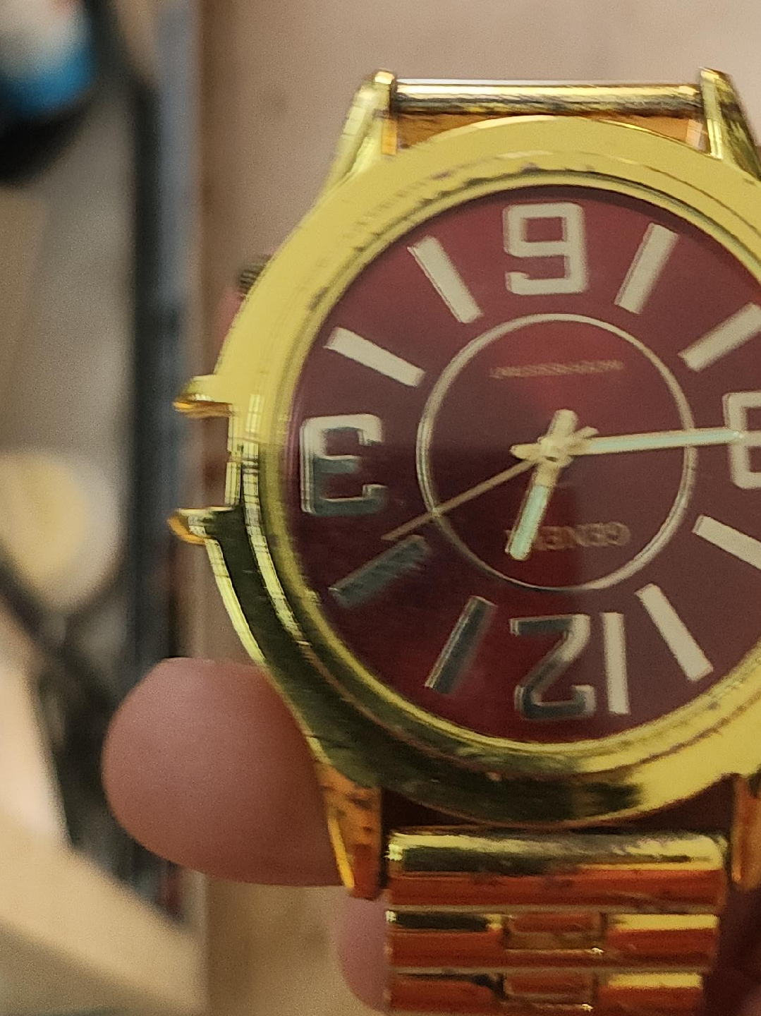 Geneva Gold-Tone Watch thumbnail