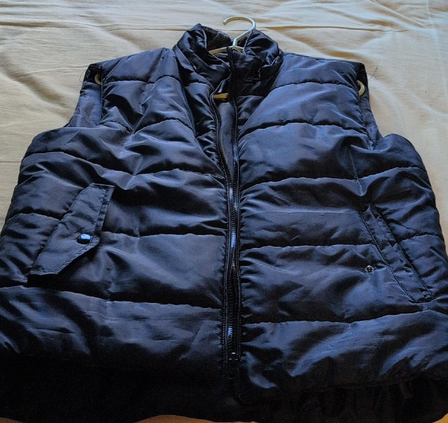 Navy Puffer Vest thumbnail