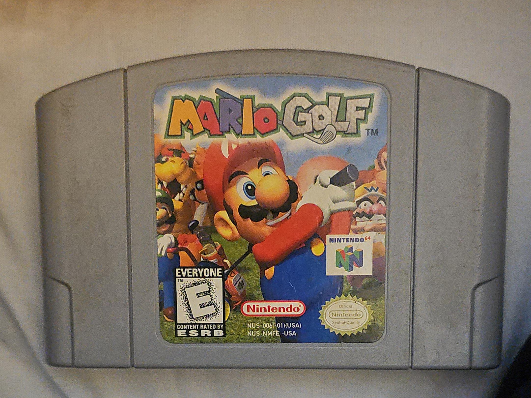 Mario Golf Nintendo 64 Game