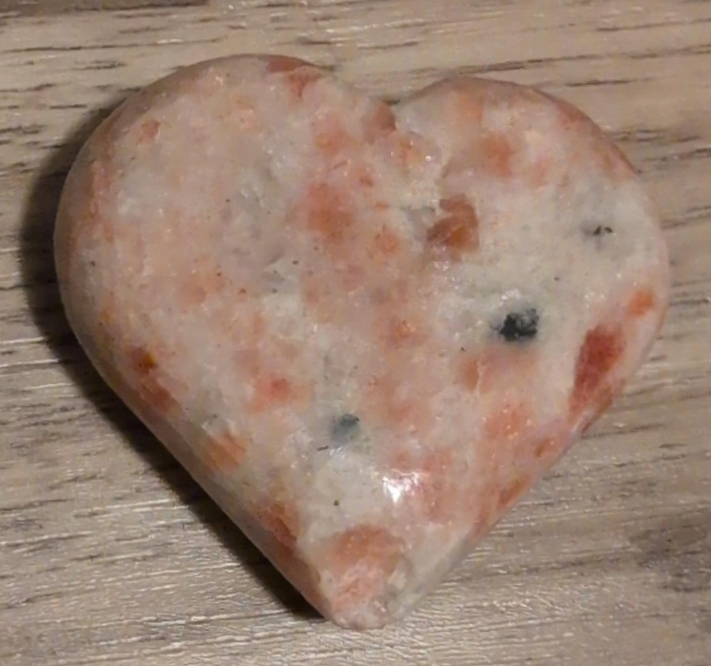 Heart Shaped Sunstone