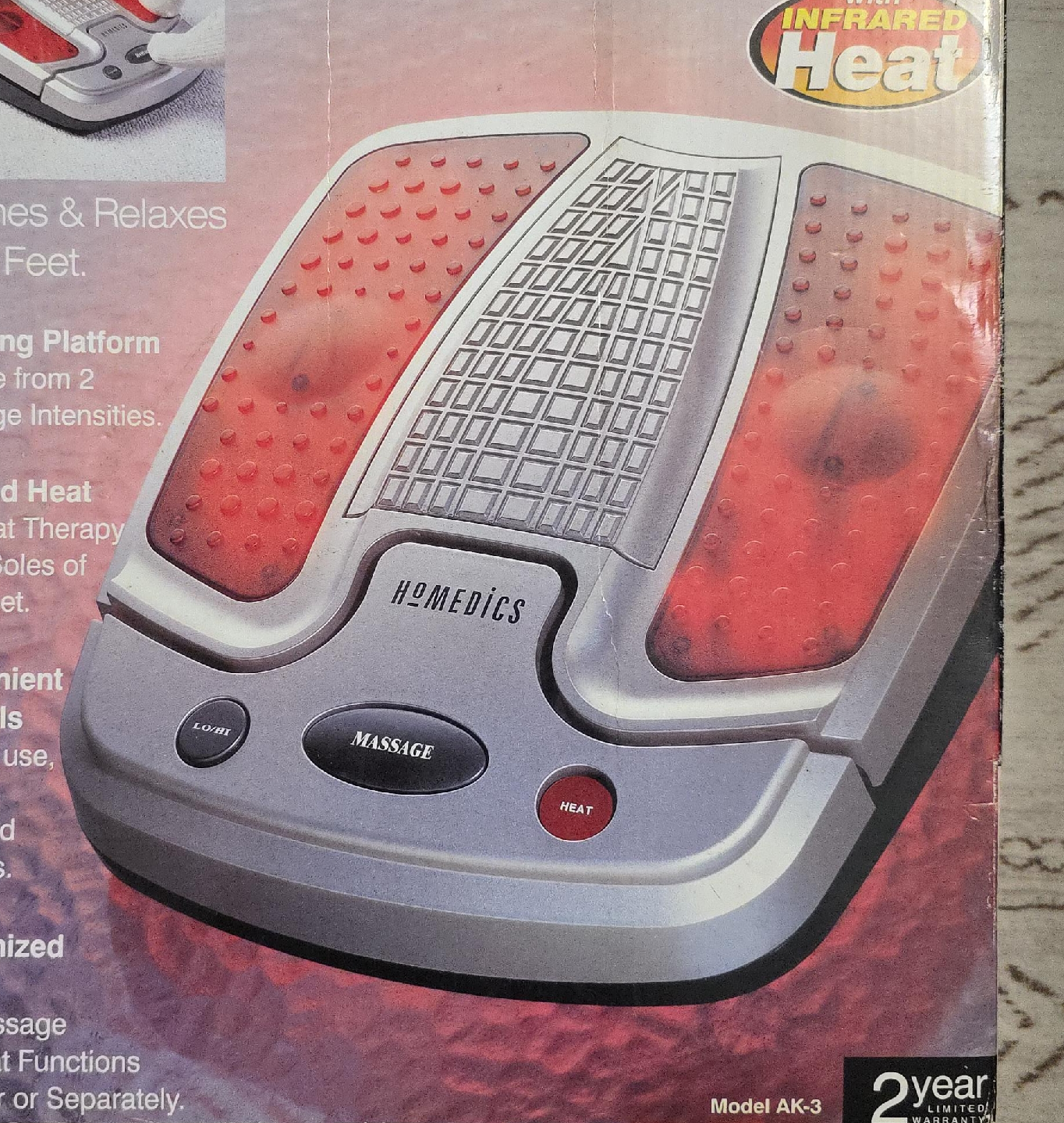 Homedics Infrared Heat Foot Massager AK-3 thumbnail