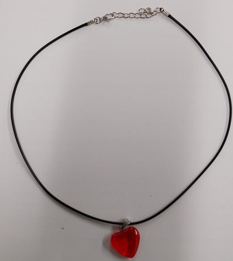 Red Heart Pendant Necklace