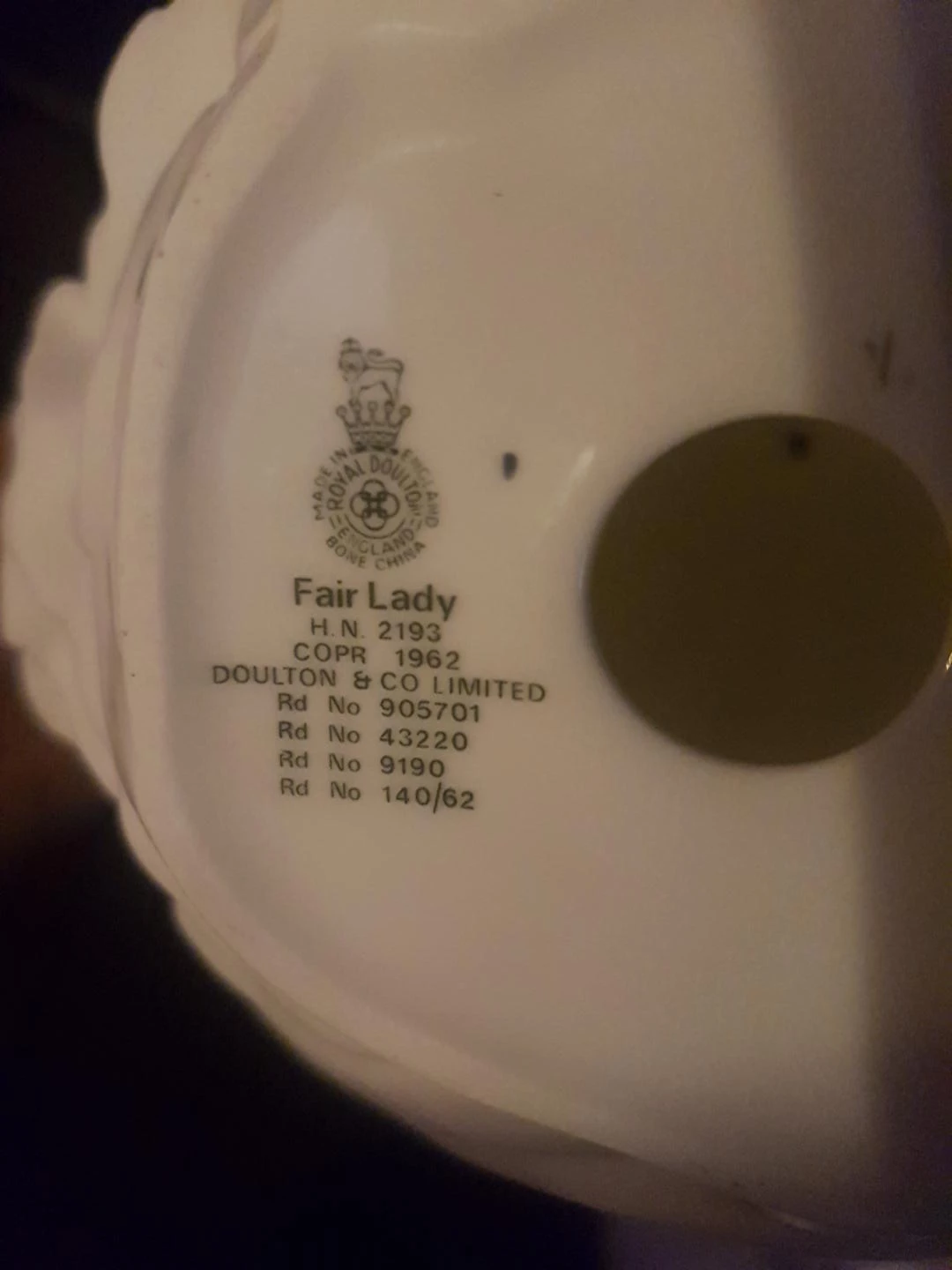 Royal Doulton Fair Lady Figurine HN2193