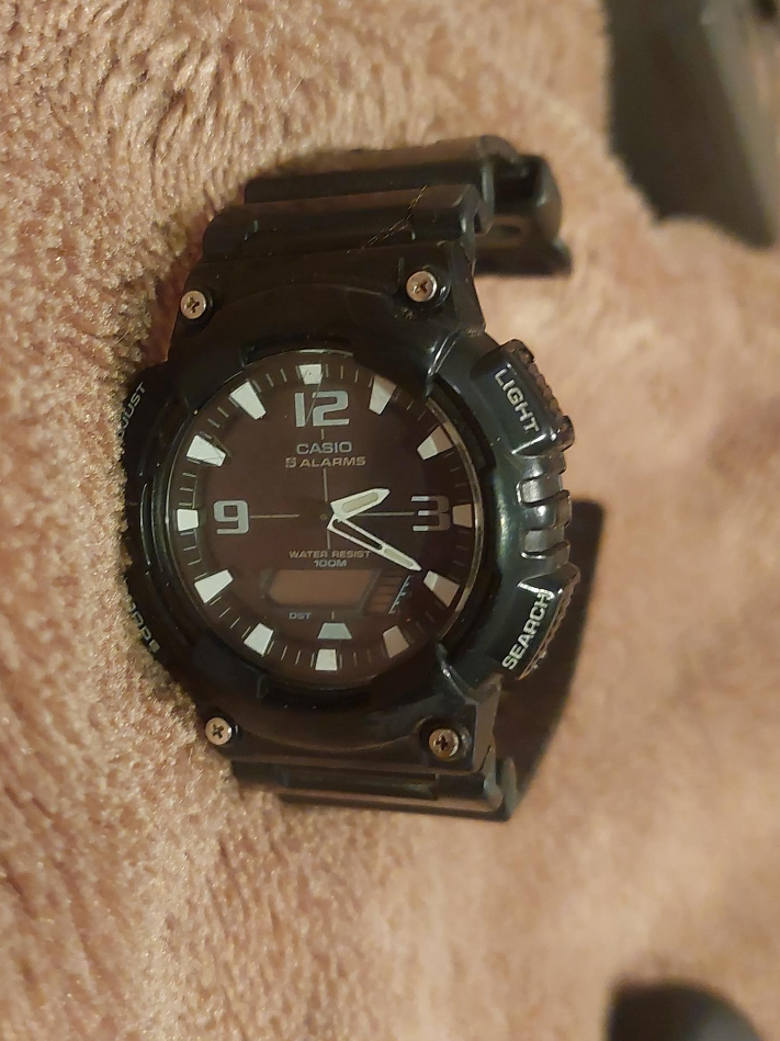 Casio 3 Alarms Water Resist 100M Watch thumbnail