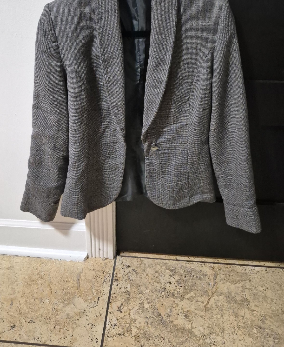 Gray Blazer Jacket