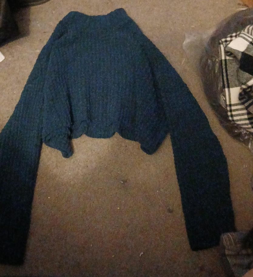 Teal Knit Sweater thumbnail