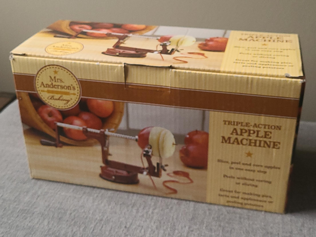 Mrs. Anderson's Baking Apple Machine