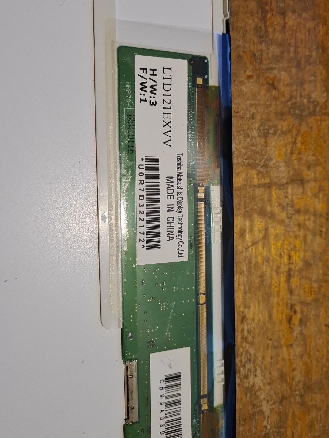 Toshiba Matsushita LTD121EXVV Display thumbnail