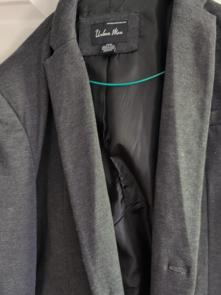 Urban Men Grey Blazer - Size M thumbnail