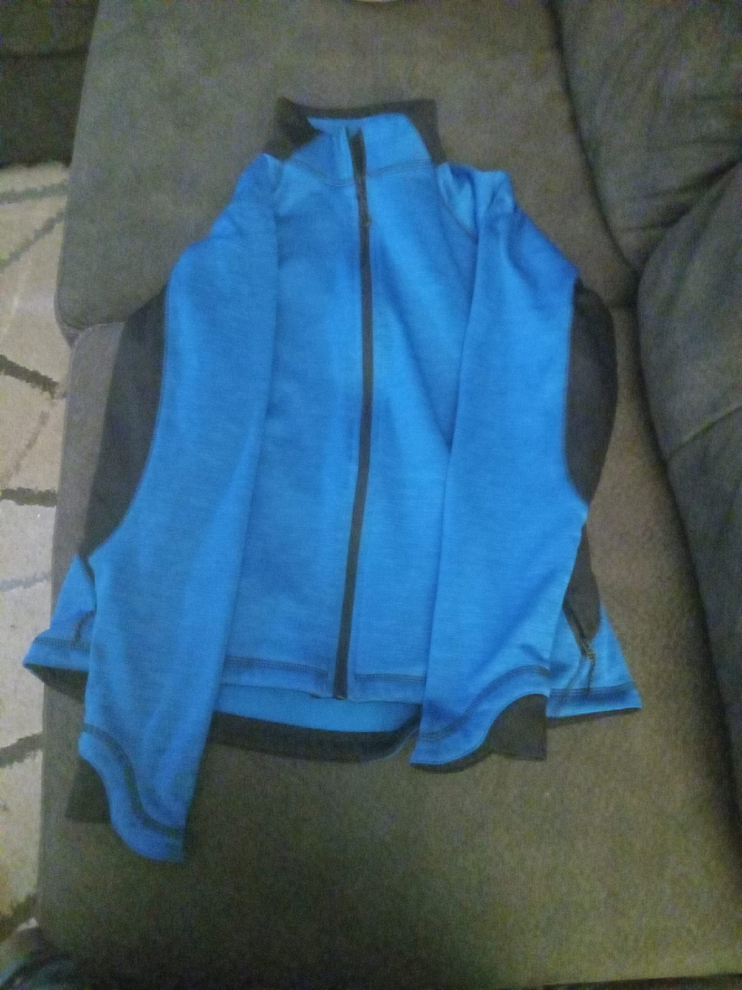 Elevate Blue & Black Jacket thumbnail