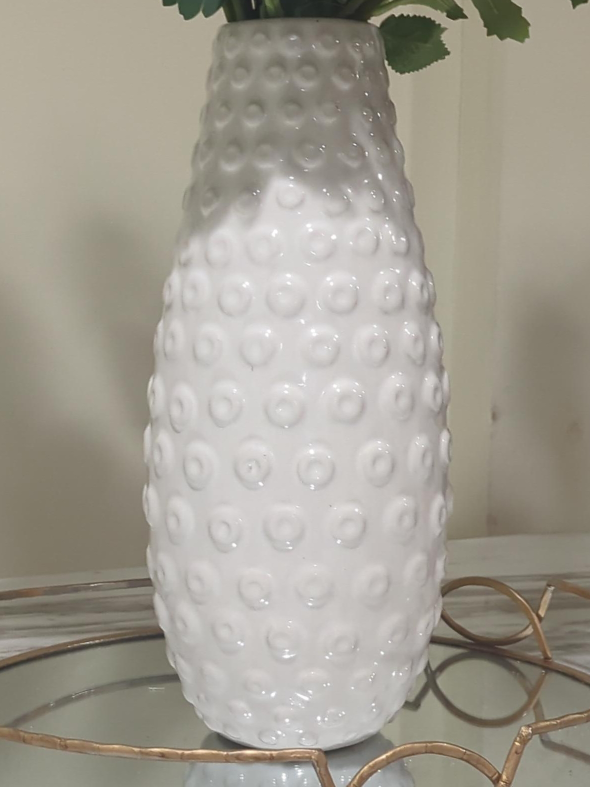 White Ceramic Vase - Home Decor thumbnail