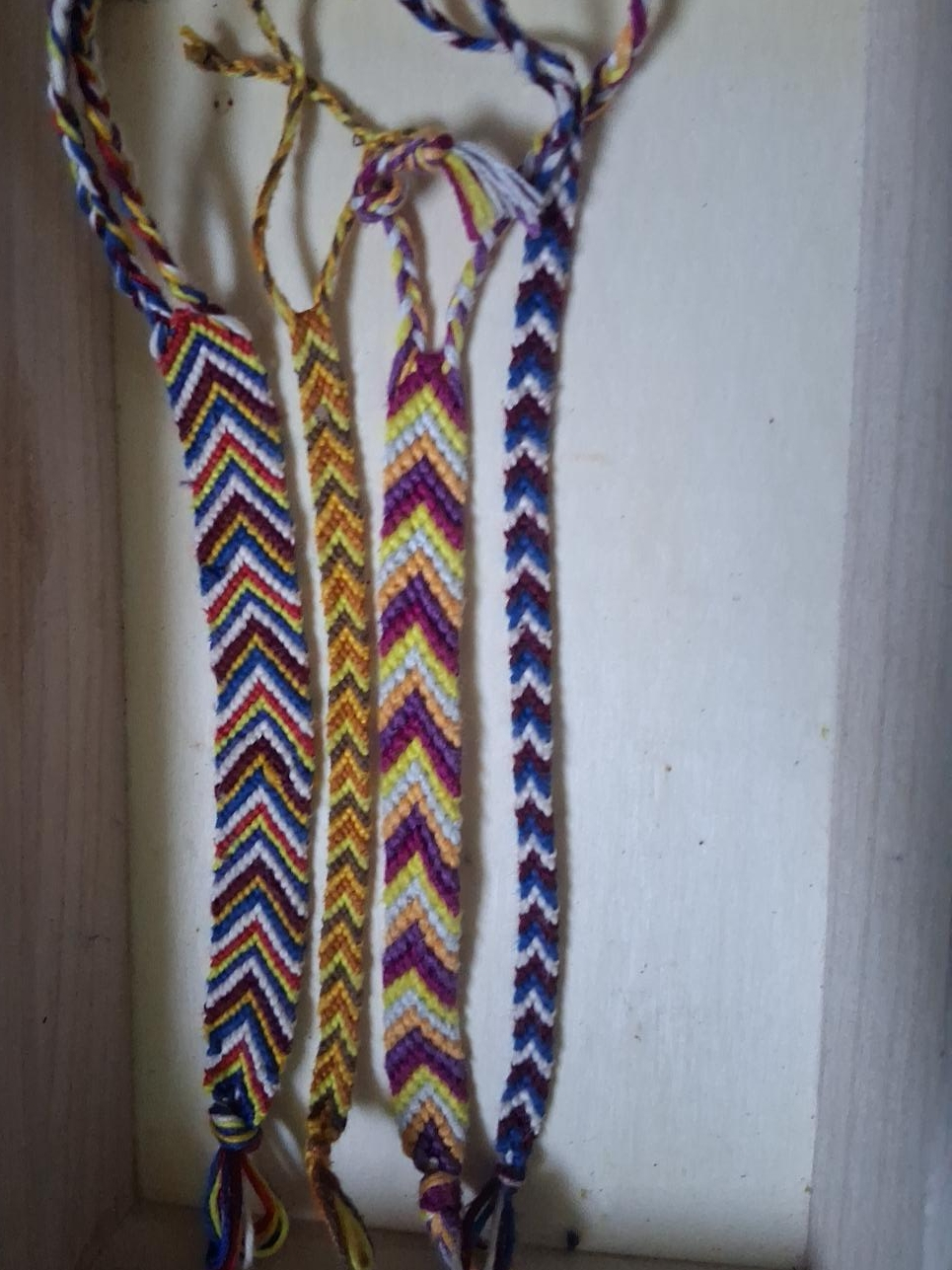Handmade Chevron Friendship Bracelets - Set of 4 thumbnail
