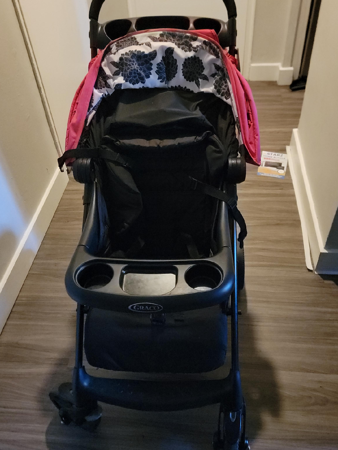 Graco Stroller - Black & Pink thumbnail