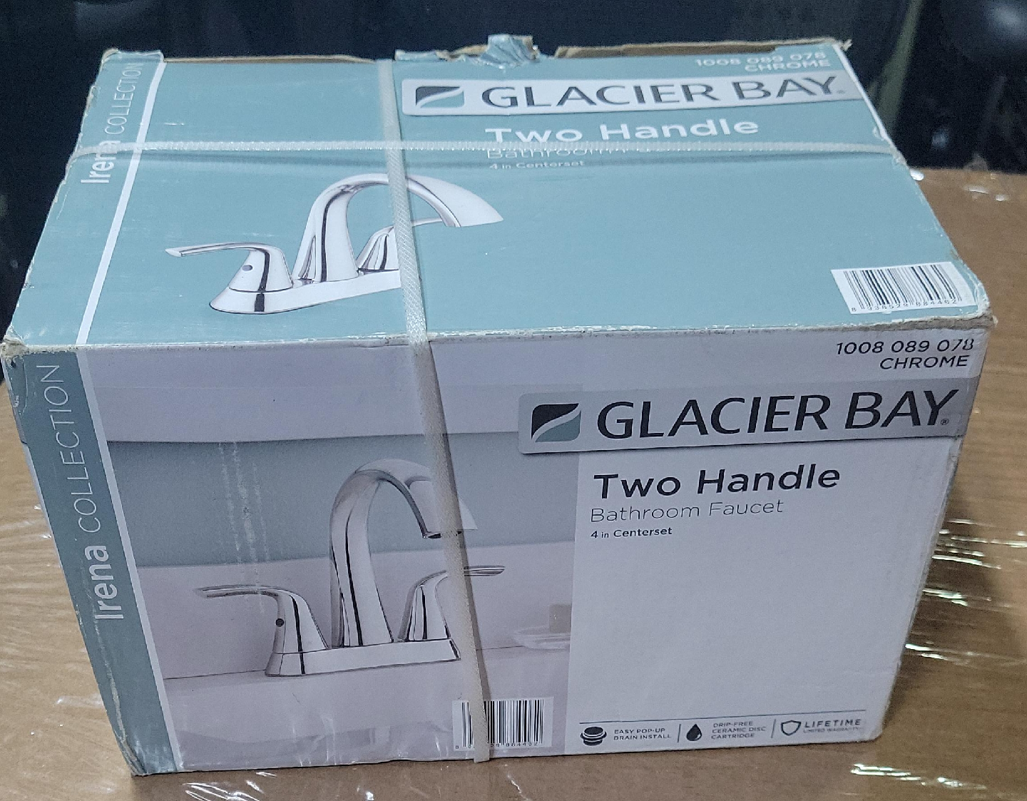 Glacier Bay Two Handle Bathroom Faucet - New