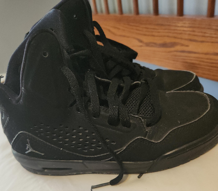 Air Jordan High Top Sneakers - Black