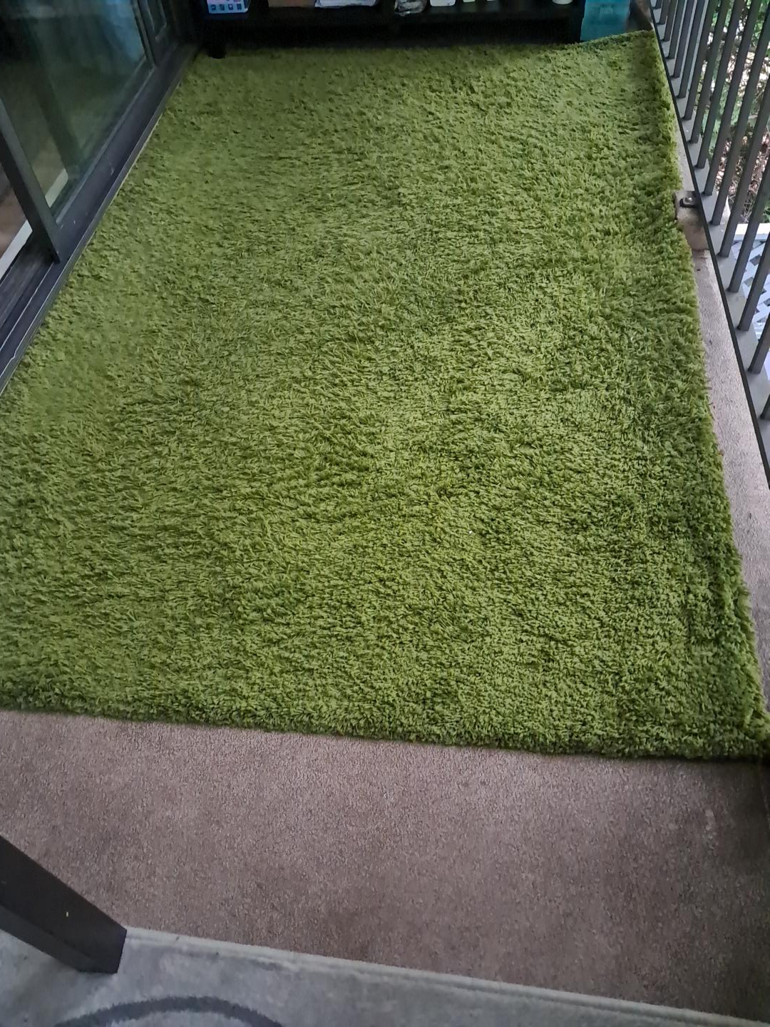 Green Shag Rug thumbnail