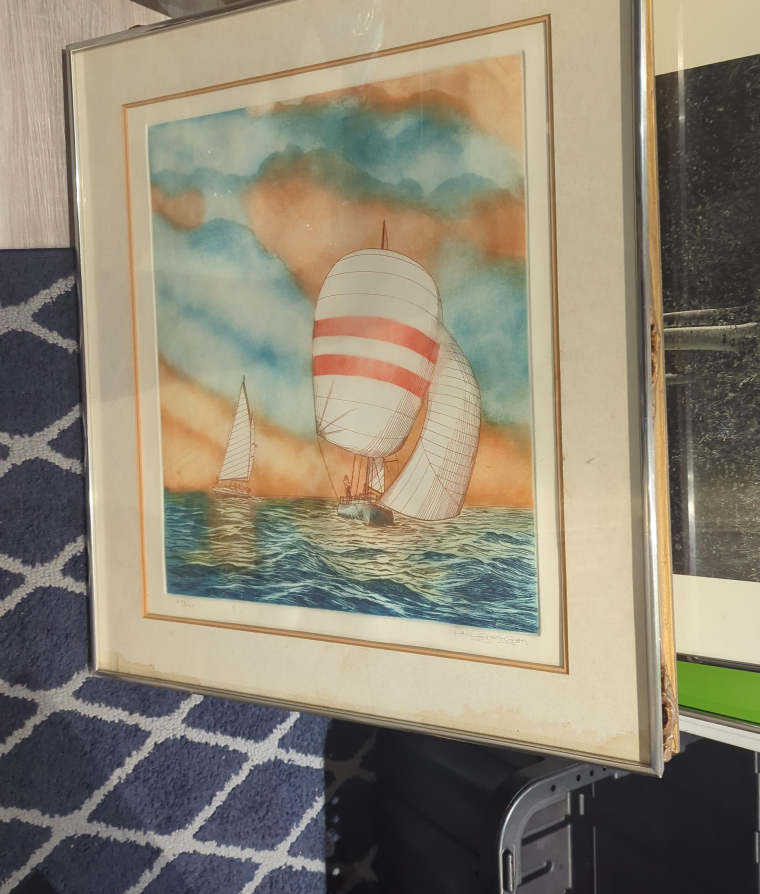 Framed Sailboat Print image indicator(1)