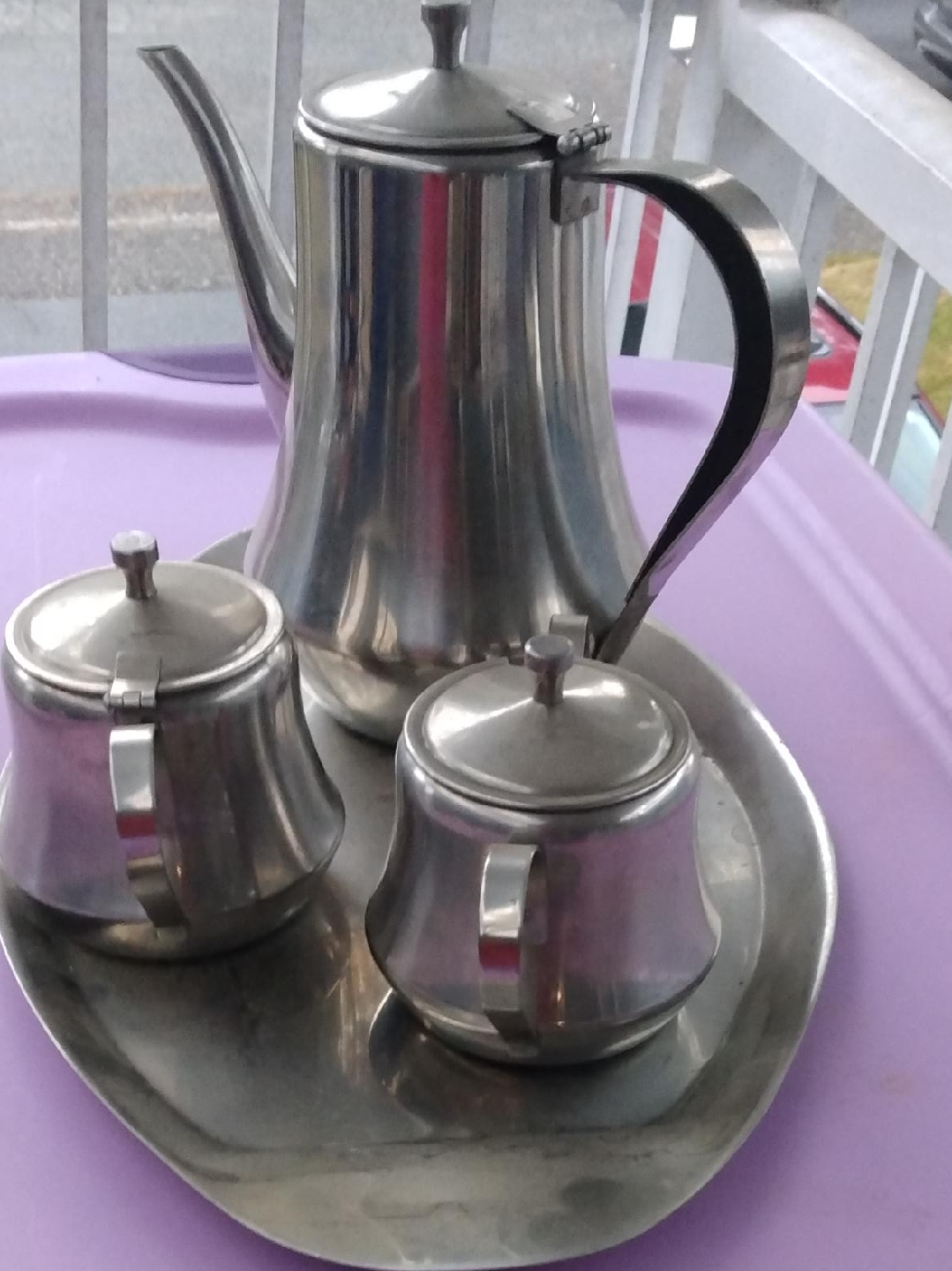 Vintage Silver Plated Tea/Coffee Set thumbnail