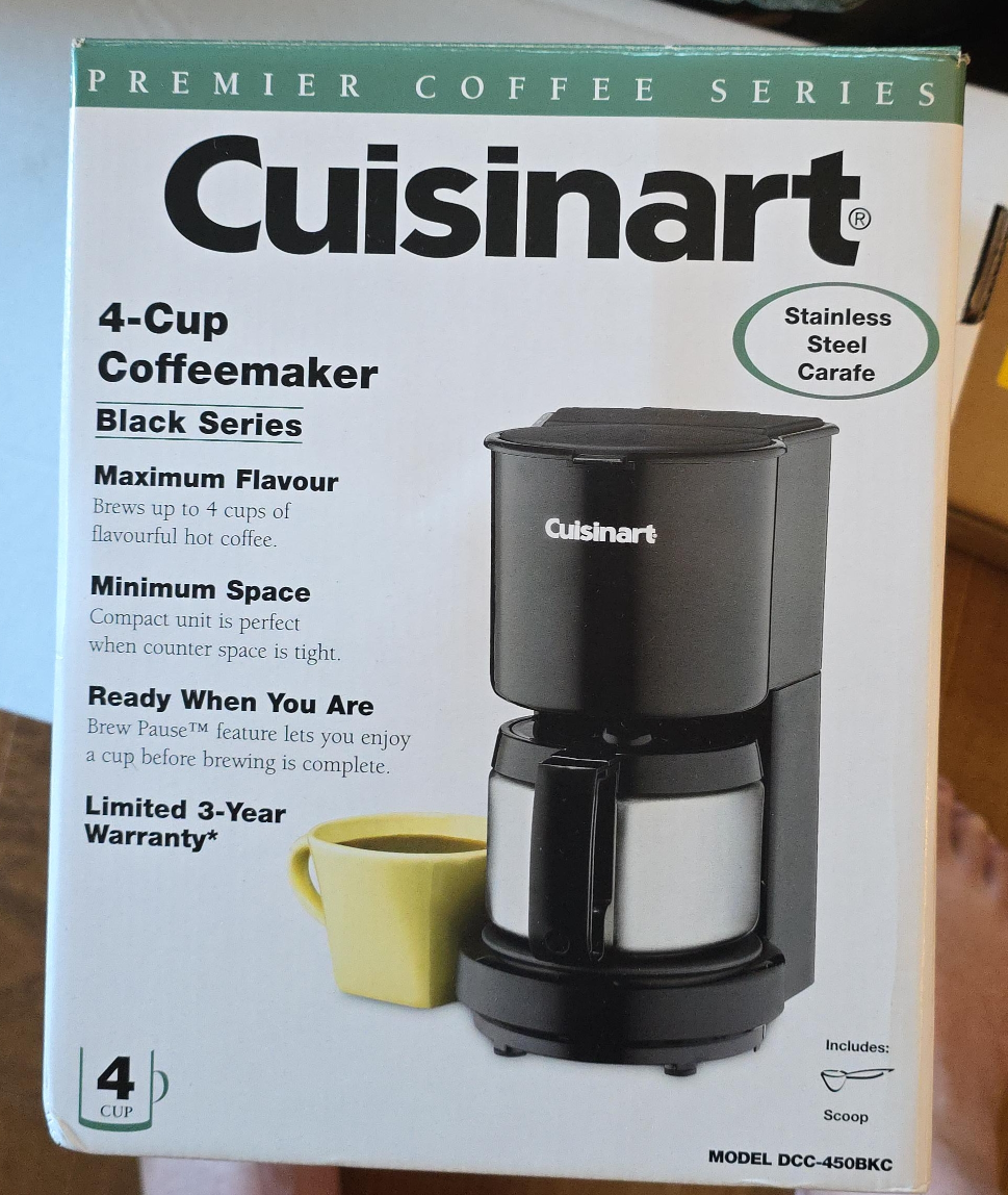 Cuisinart 4-Cup Coffeemaker - Black Series thumbnail