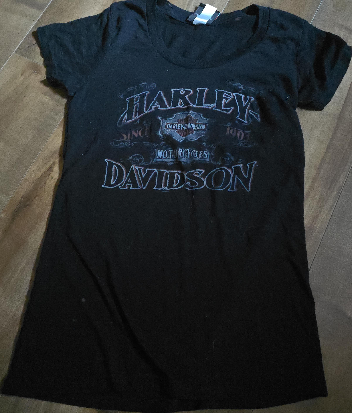 Harley Davidson Black T-Shirt thumbnail