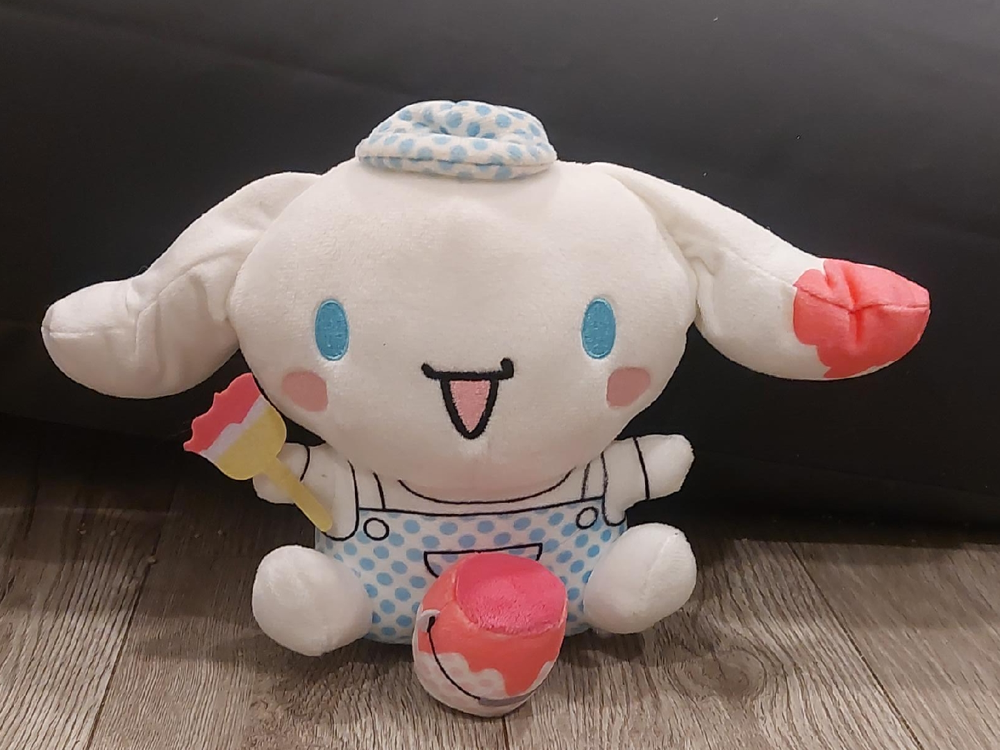 Cinnamoroll Plushie with Paint Bucket thumbnail