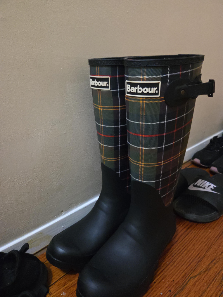 Barbour Rain Boots, Plaid thumbnail