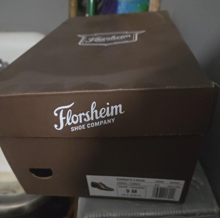 Florsheim Sorrento Monk Strap Shoes - Size 9M thumbnail