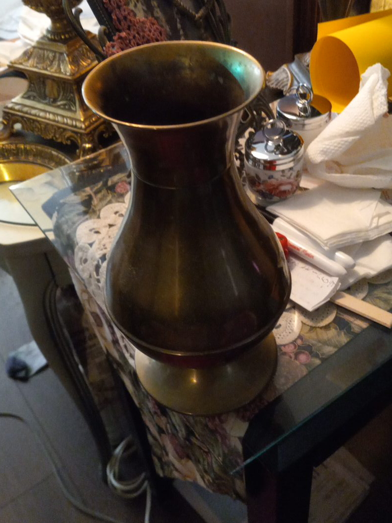 Vintage Brass Vase thumbnail