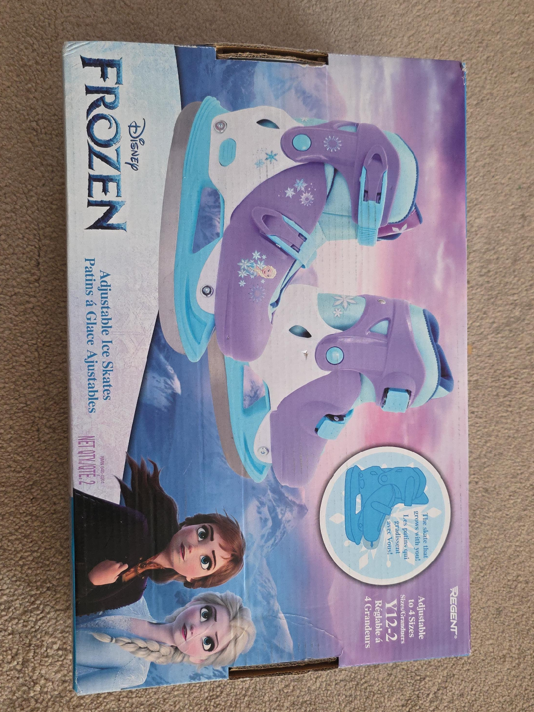 Disney Frozen Adjustable Ice Skates Y12-2