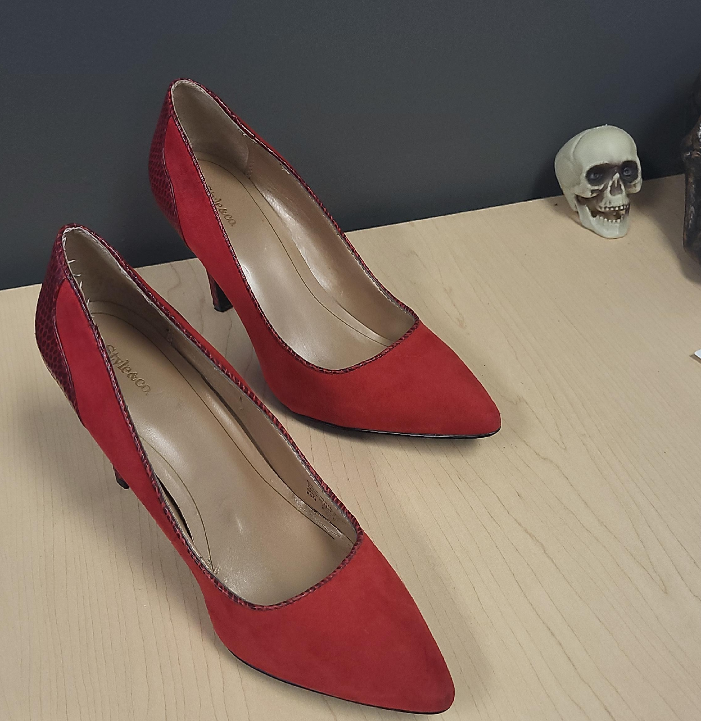 Style&co Red Heels - Size 6.5M thumbnail