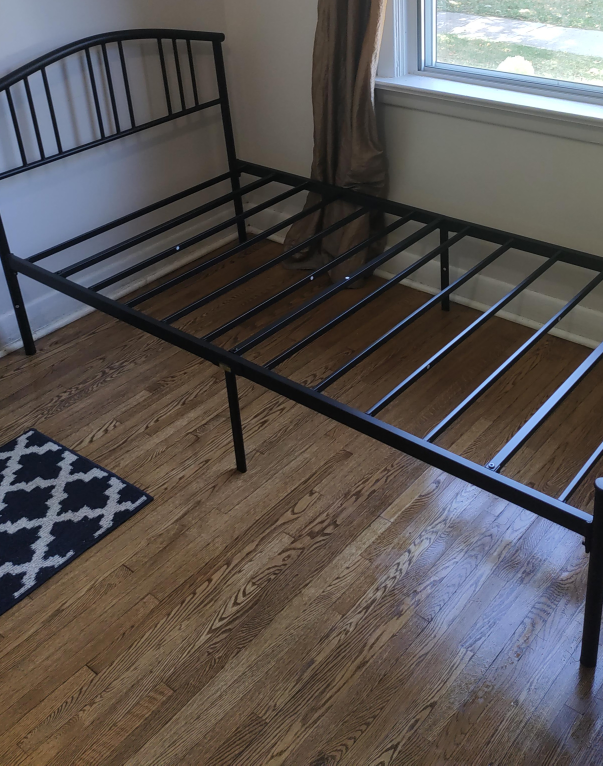 Black Metal Bed Frame