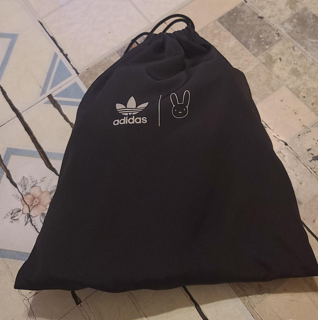 Adidas x Bad Bunny Drawstring Bag - Black thumbnail