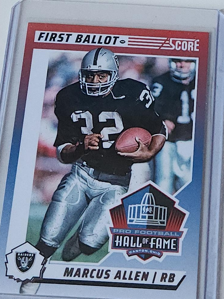 Marcus Allen Los Angeles Raiders Football Card thumbnail