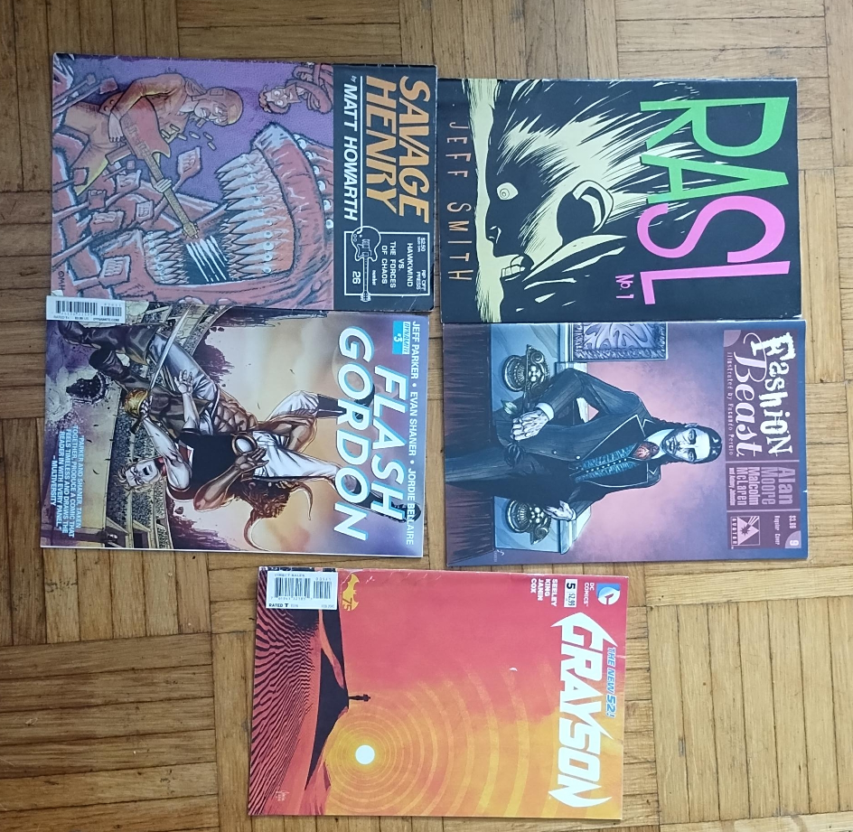 Comic Book Lot: Savage Henry, RASL, Flash Gordon, Grayson & More thumbnail