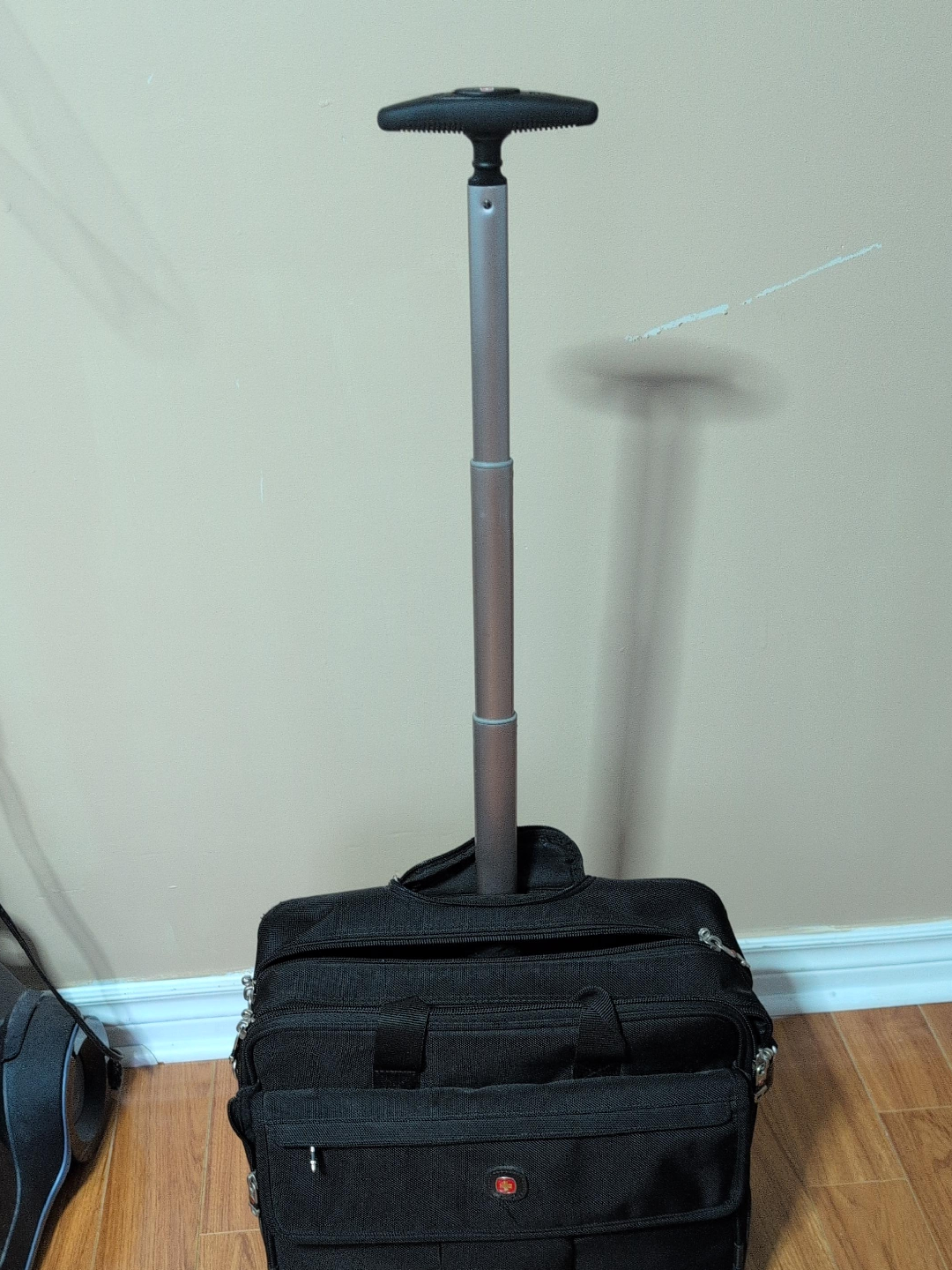 Swiss Gear Rolling Laptop Bag - Black thumbnail