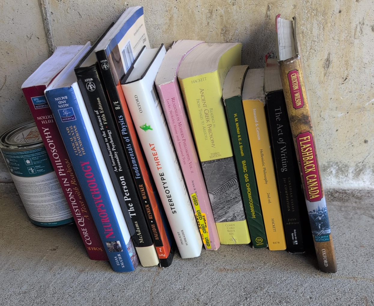 Assorted University Textbooks - Philosophy, Physics, Writing thumbnail