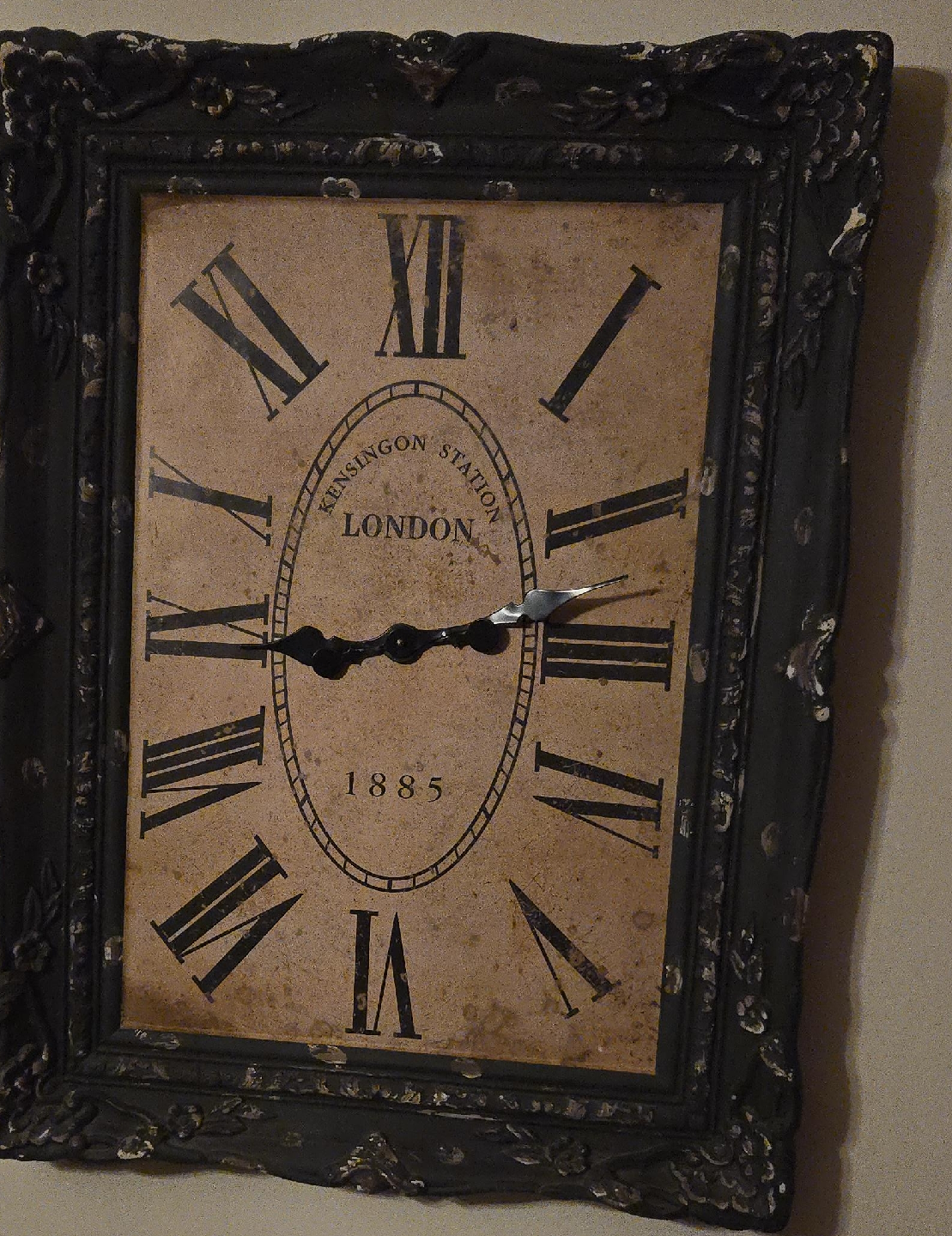 Kensington Station London 1885 Wall Clock thumbnail