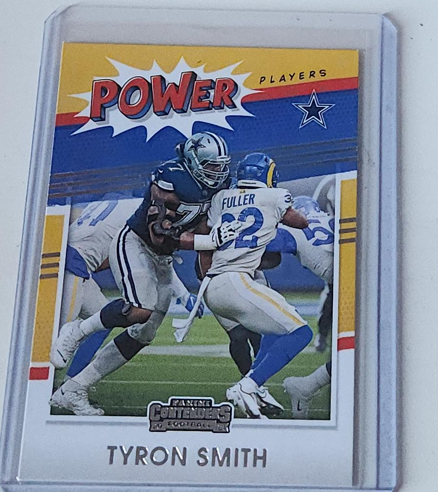 Tyron Smith 2021 Panini Contenders Football Card thumbnail