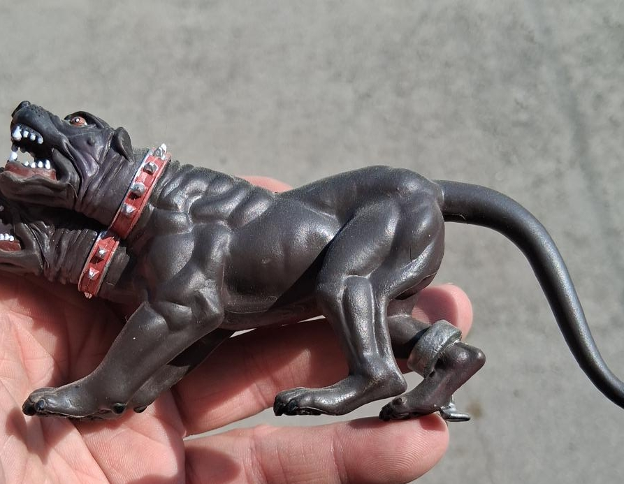Three-Headed Dog Figurine thumbnail