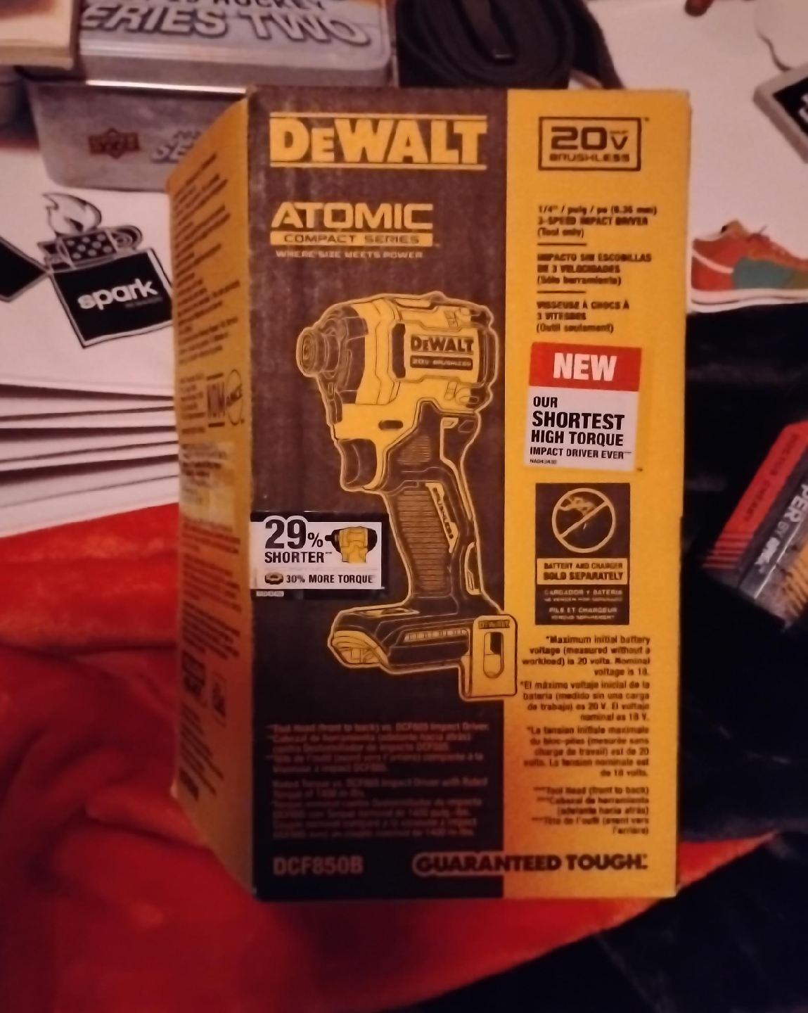 New DeWalt Atomic Compact Series Impact Driver DCF850B