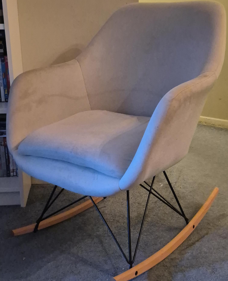 Beige Rocking Chair thumbnail