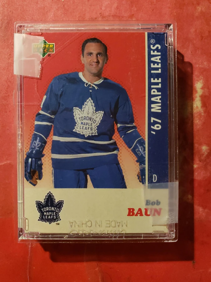 Bob Baun '67 Maple Leafs Upper Deck Card 🥕 thumbnail