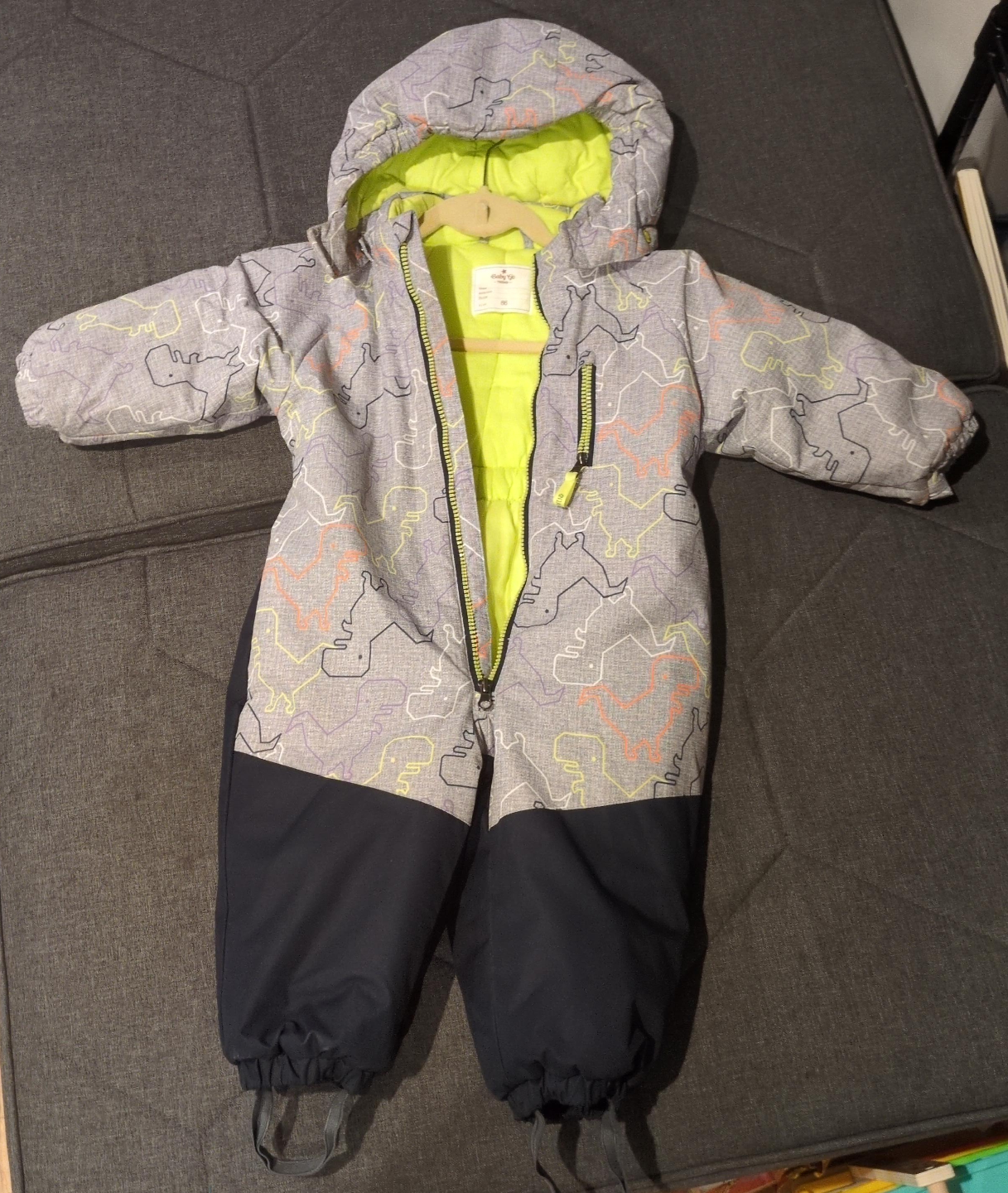 Baby Co. Dinosaur Snowsuit - Size 86 thumbnail