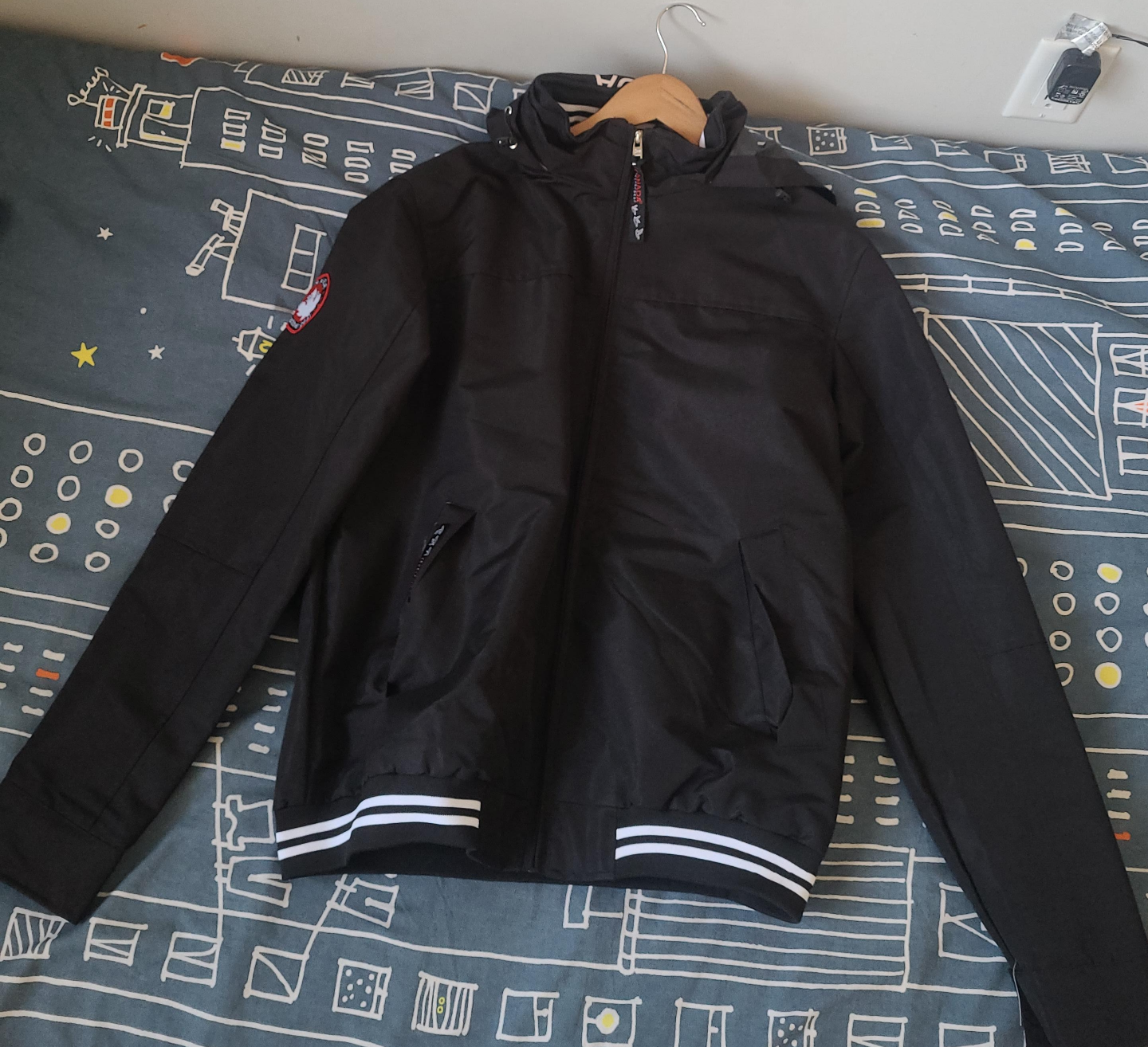 Black Windbreaker Jacket thumbnail