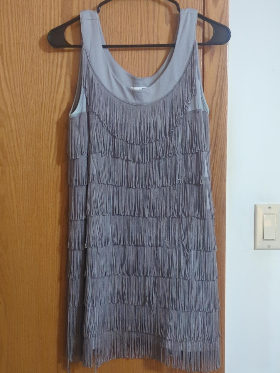 Fringe Dress - Gray thumbnail