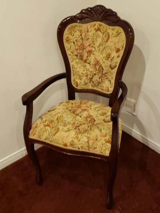 Vintage Floral Armchair thumbnail