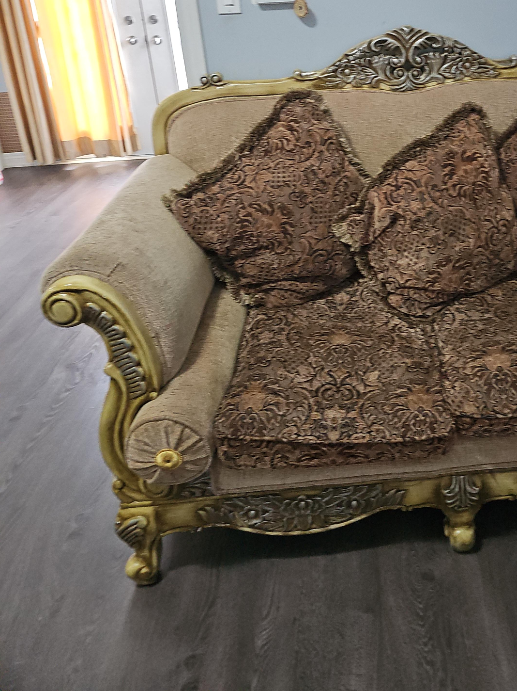 Ornate Sofa Set - Loveseat & Armchairs thumbnail