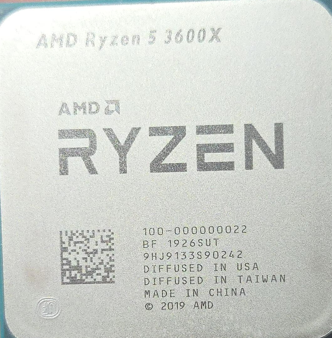 AMD Ryzen 5 3600X CPU Processor