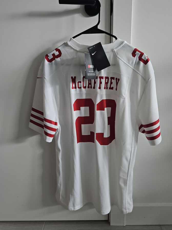 Nike McCaffrey 49ers Jersey
